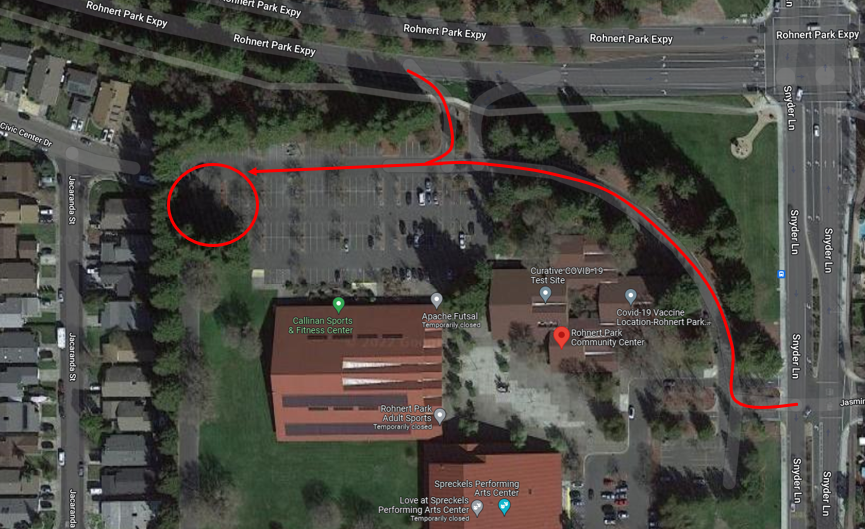 Map to Sandbag Center